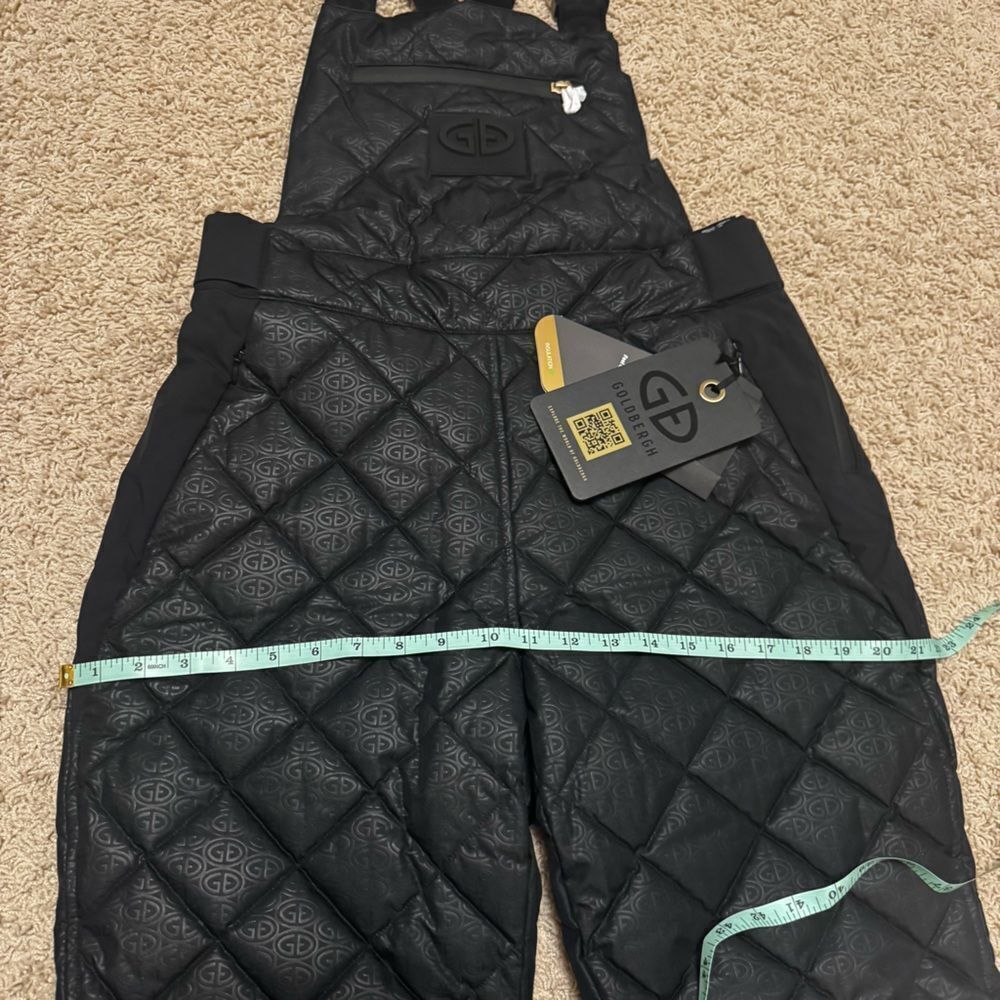 Goldbergh KAYA SALOPETTE BLACK Ski Pants Overalls NWT US size 10 ski bibs - Picture 10 of 12